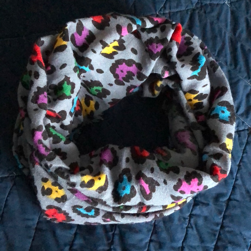 Betsey Johnson Animal Print Infinity Scarf